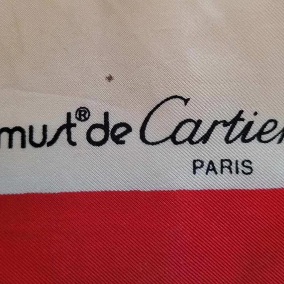 Cartier 100% silk scarf - Picture 3 of 3